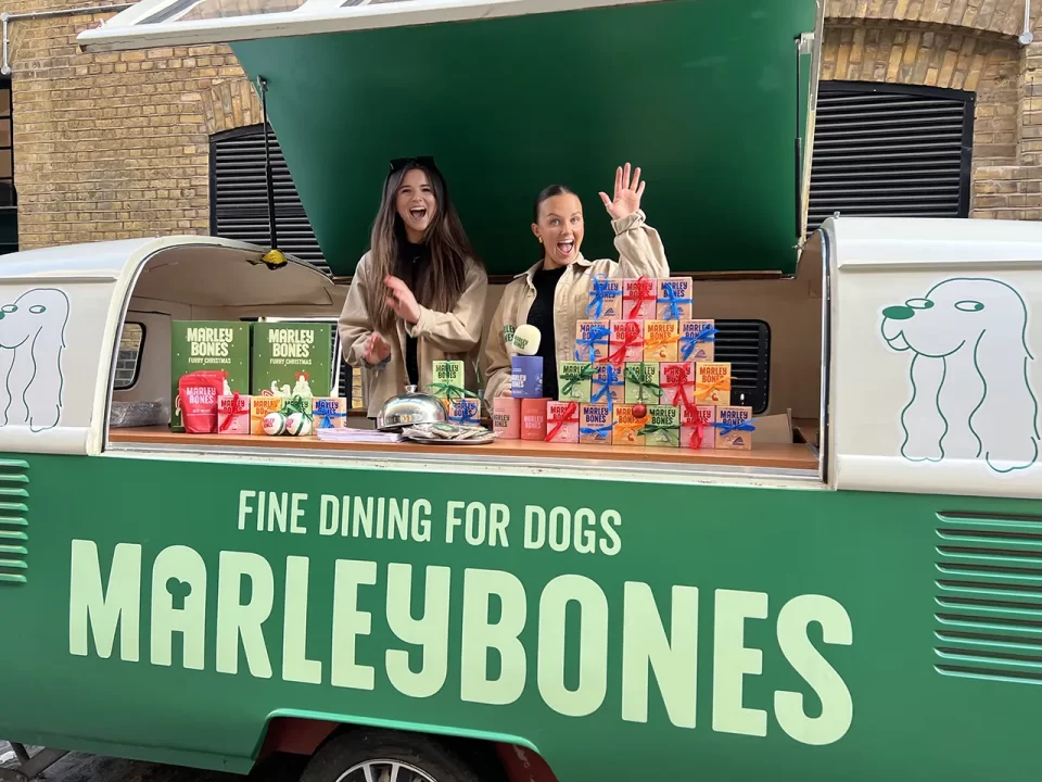 marleybones branded bug in covent garden for a brand activation